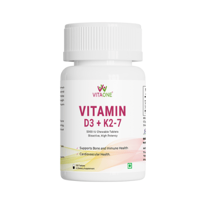 Vitaone VITAMIN D3 + K2-7 I 120 Veg Tablets