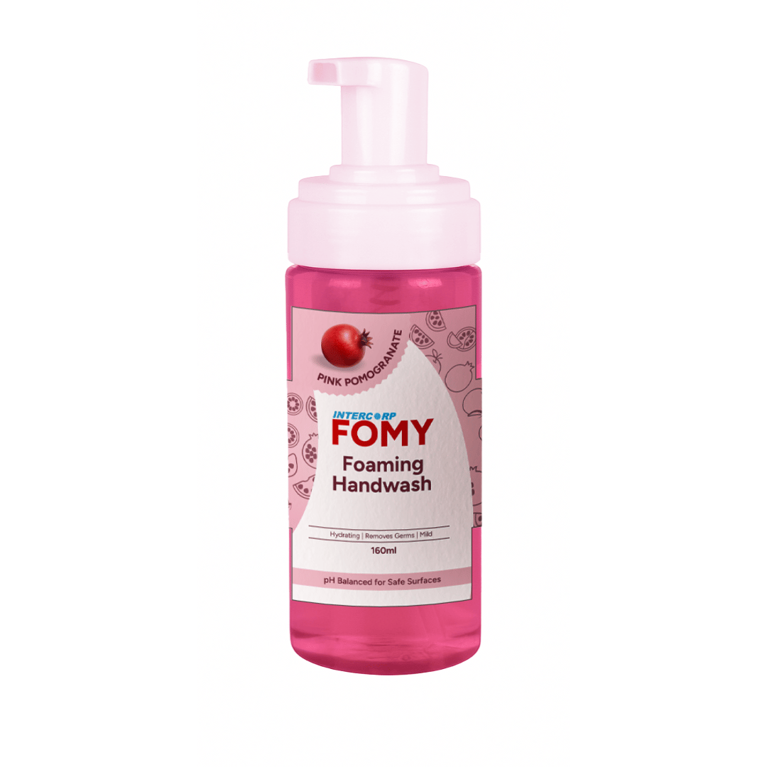INTERCORP FOMY Antibacterial Soft Refreshing Foam Hand Wash, 160 ml (Pink Pomegranate)