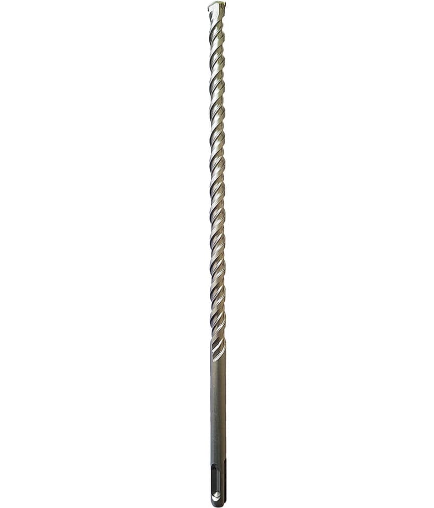 S4 Steel (14 x 310mm) Cross Tip Plus Hammer Drill Bit (Silver)