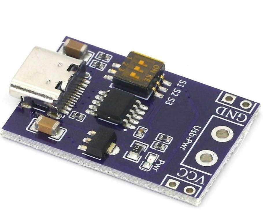 USB QC/PD/AFC Trigger-Decoy Board Module - Fast Charging Protocol Emulator for Mobile Devices
