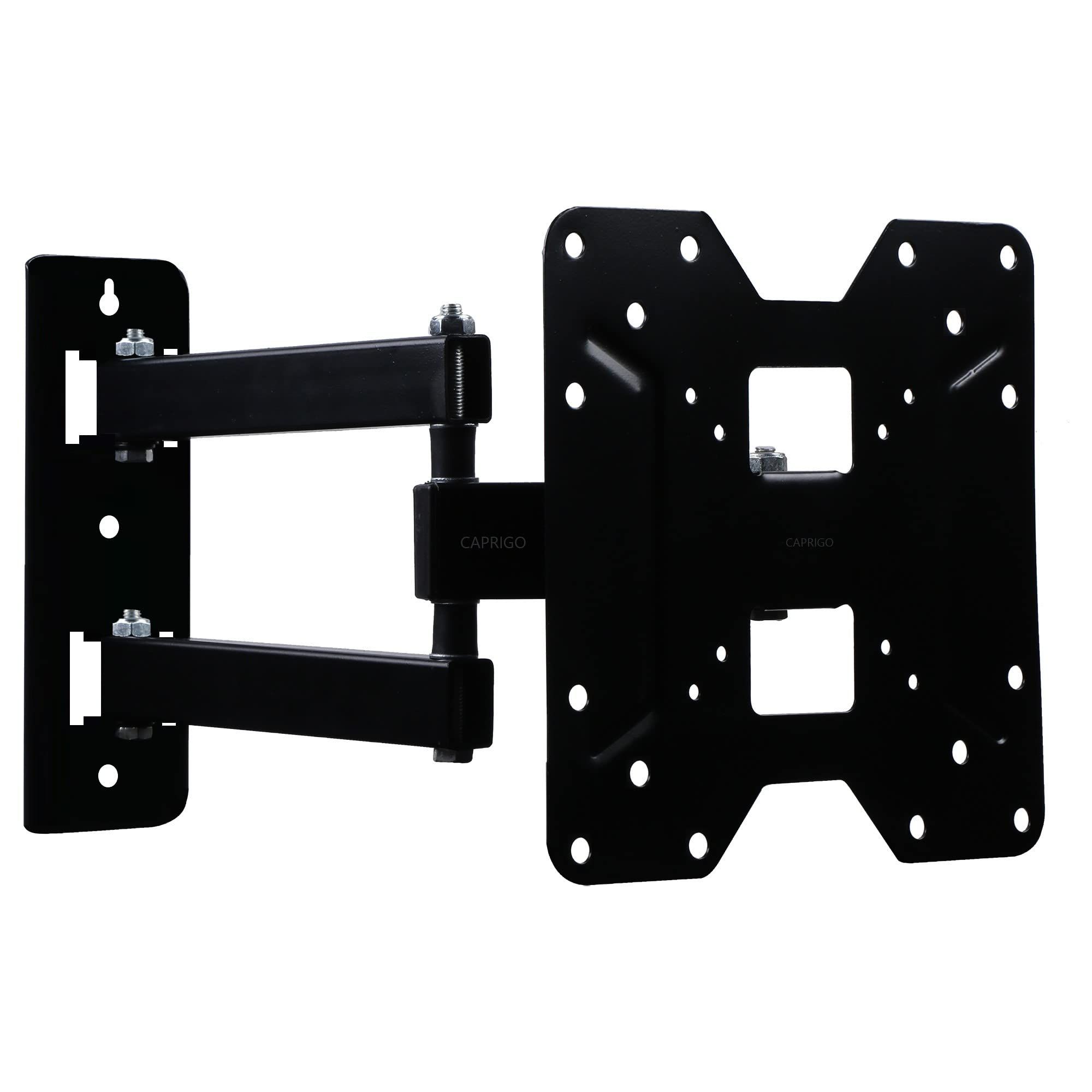 Caprigo Heavy Duty TV Wall Mount Bracket for 17 to 32 inch LED/HD/Smart TV’s, Universal TV Wall Mount Stand with Swivel Rotation & Cantilever Adjustments (M466) Caprigo Heavy Duty TV Wall Mount Bracket for 17 to 32 inch LED/HD/Smart TV’s, Universal TV Wa