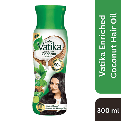 Dabur Vatika Enriched Coconut Hair Oil, 300 ml