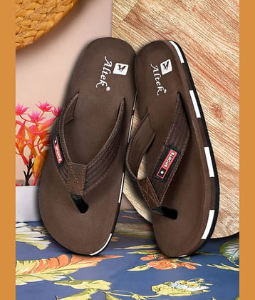Chappal Wala Brown Men's Thong Flip Flop