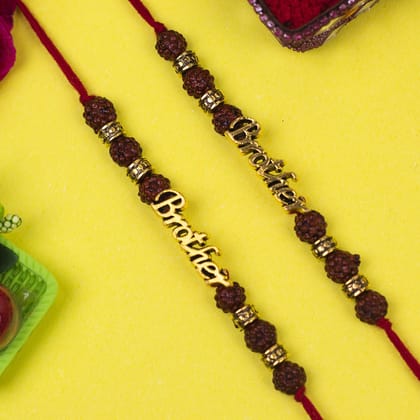 Craftlayout Set Of 2 Handmade Designer Rakhi For Brother