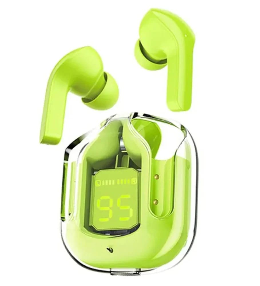 Ultrapods Earbud Transparent Design, 30 Hrs Playtime with Fast 30 Hrs Playtime with Fast Charging Bluetooth 5.313Mm Hd Bass Drivers