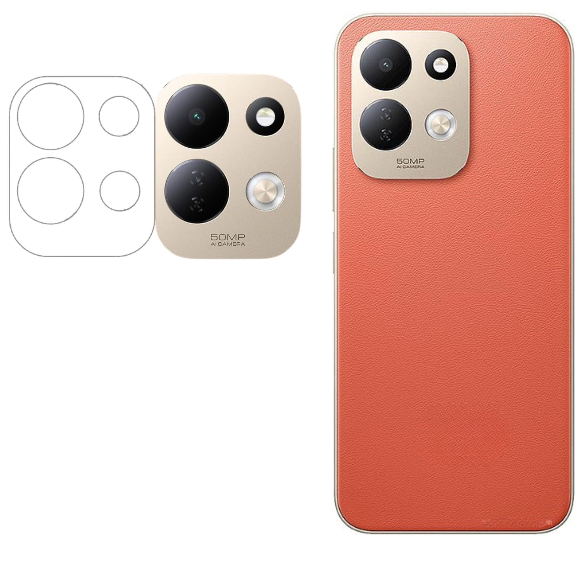 ISAAK Back Camera Lens Protector compatible for Redmi 17 5G (Pack of 1)