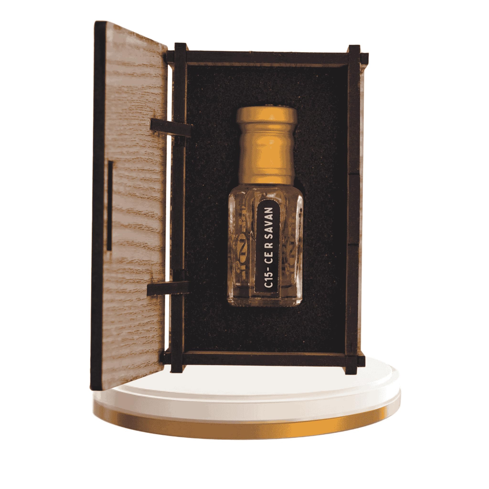 alnaqi fragrances CE R SAVAN 12ml - Long Lasting Perfume Oil for Men, Concentrated Musk Attar, No Alcohol Fragrance, Premium Masculine Arabic Itra