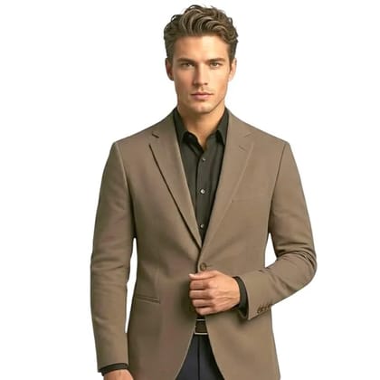 Men's Olive Green Slim Fit Blazer, Smart Casual Single-Breasted Notch Lapel Suit Jacket Men's Olive Green Slim Fit Blazer, Smart Casual Single-Breasted Notch Lapel Suit Jacket