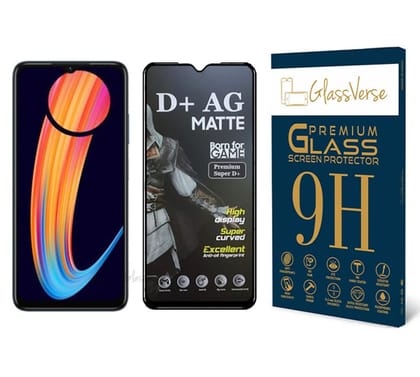 GlassVerse D+ Matte Tempered Glass With 18H Hardness For Infinix Hot 30I Smartphone(Pack Of 1) With Free Installation Kit Full Screen Coverage-6.56 Inch GlassVerse D+ Matte Tempered Glass With 18H Hardness For Infinix Hot 30I Smartphone(Pack Of 1) With F