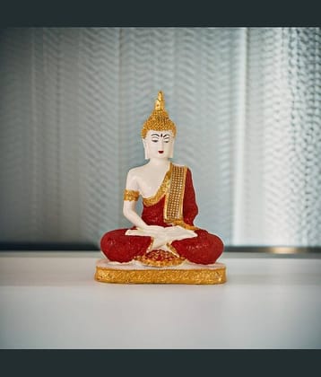 BECKON VENTURE Samadhi Buddha Showpiece 24.5 cm - Pack of 1