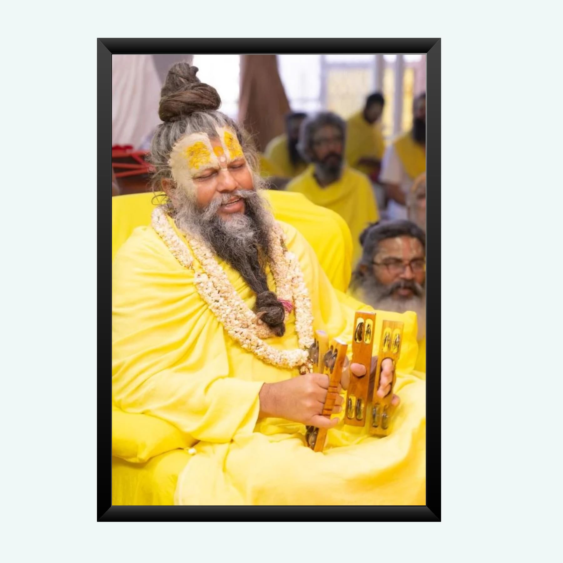 NOKKES Premanand Ji Maharaj Vrindavan Religious Photo frame 5X7 Inch Photo Frame_WEW54