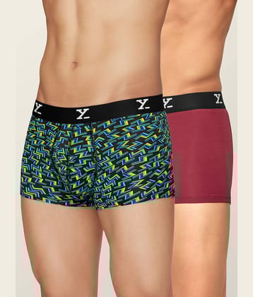 XYXX Pack of 2 Modal Trunks For Men's ( Multicolor )