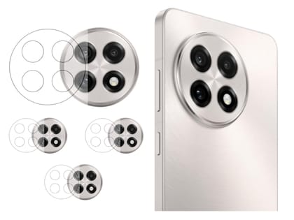 ISAAK Back Camera Lens Protector compatible for OnePlus 13R (Pack of 4) ISAAK Back Camera Lens Protector compatible for OnePlus 13R (Pack of 4)