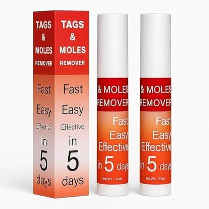 Tags & Moles Remover | Skin Spot Clearing Solution | Gentle Application | Effective Herbal Extract Formula For Face, Body, Neck, Armpit, Restore Skin Health and Beauty (2)