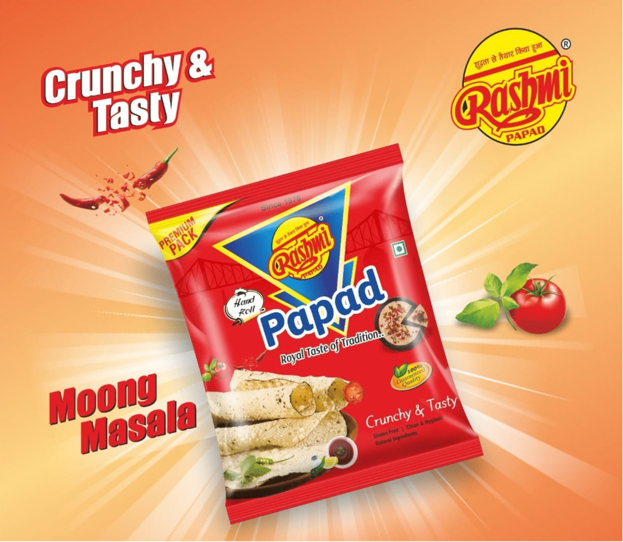 Rashmi Moong Masala Papad, 800 gm