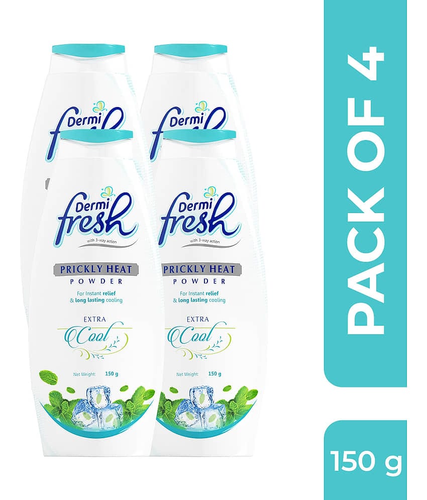 DERMIFRESH Icy Cool Talc 150 gm Pack of 4