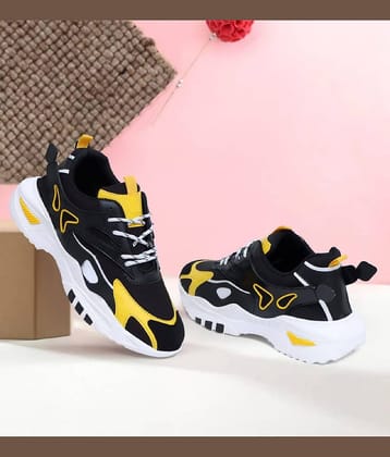 Figor Stylish/Comfortable - Black Men's Sneakers