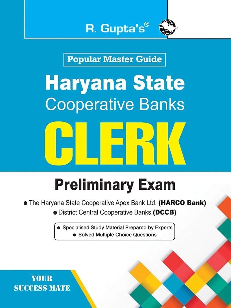 Haryana State Cooperative Banks: CLERK Preliminary Exam Guide [Paperback] [Dec 01, 2021] RPH Editorial Board