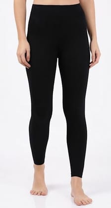 RATHNA APPARELS Ankle Length wesern wear Leggings ( Black,Solid ) (S - Size)