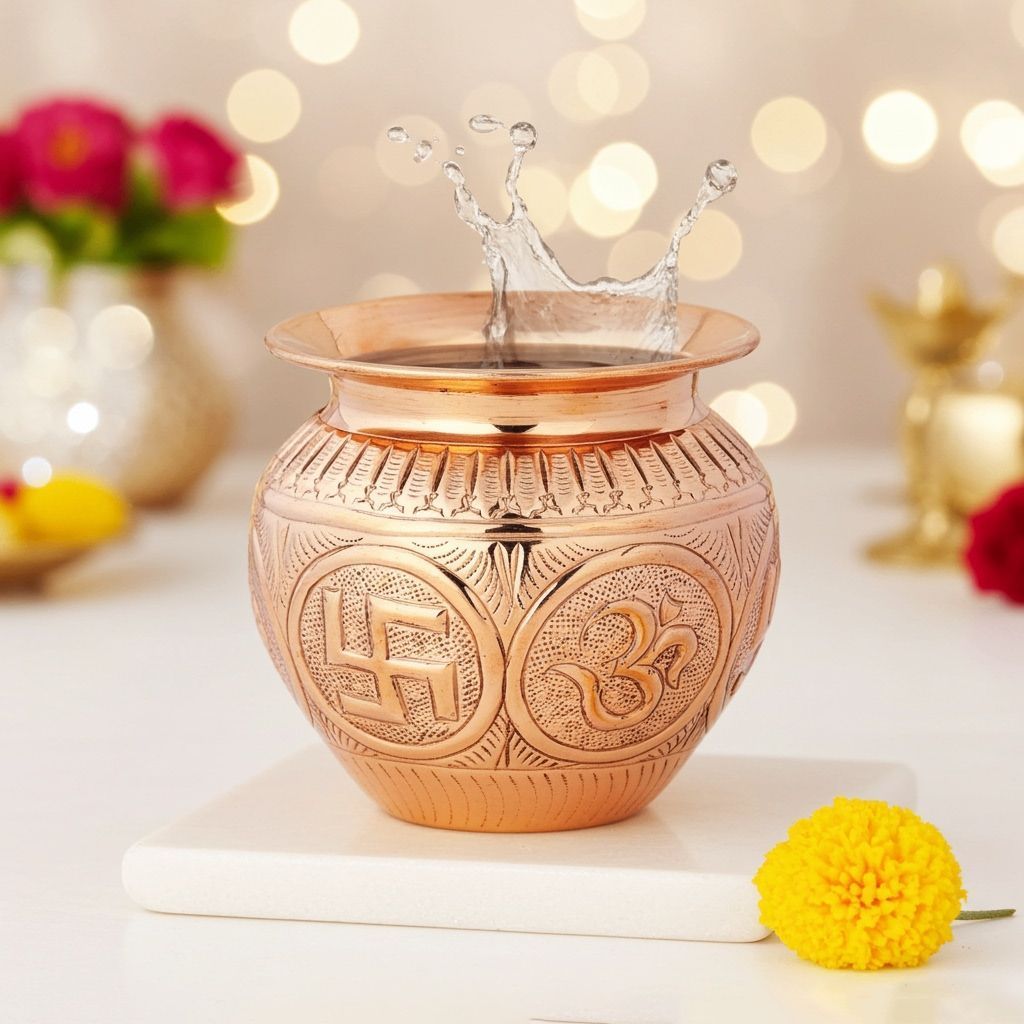 Copper Lota Chatai No. 10, 900 ML (ZMAS293 J)