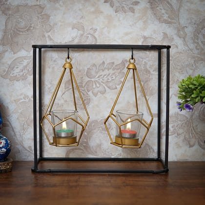 Craftlayout Iron Tea Light Candle Holder 10 Inch