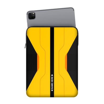 WrapCart Custom Name iPad Sleeve | Canvas, Water-Resistant