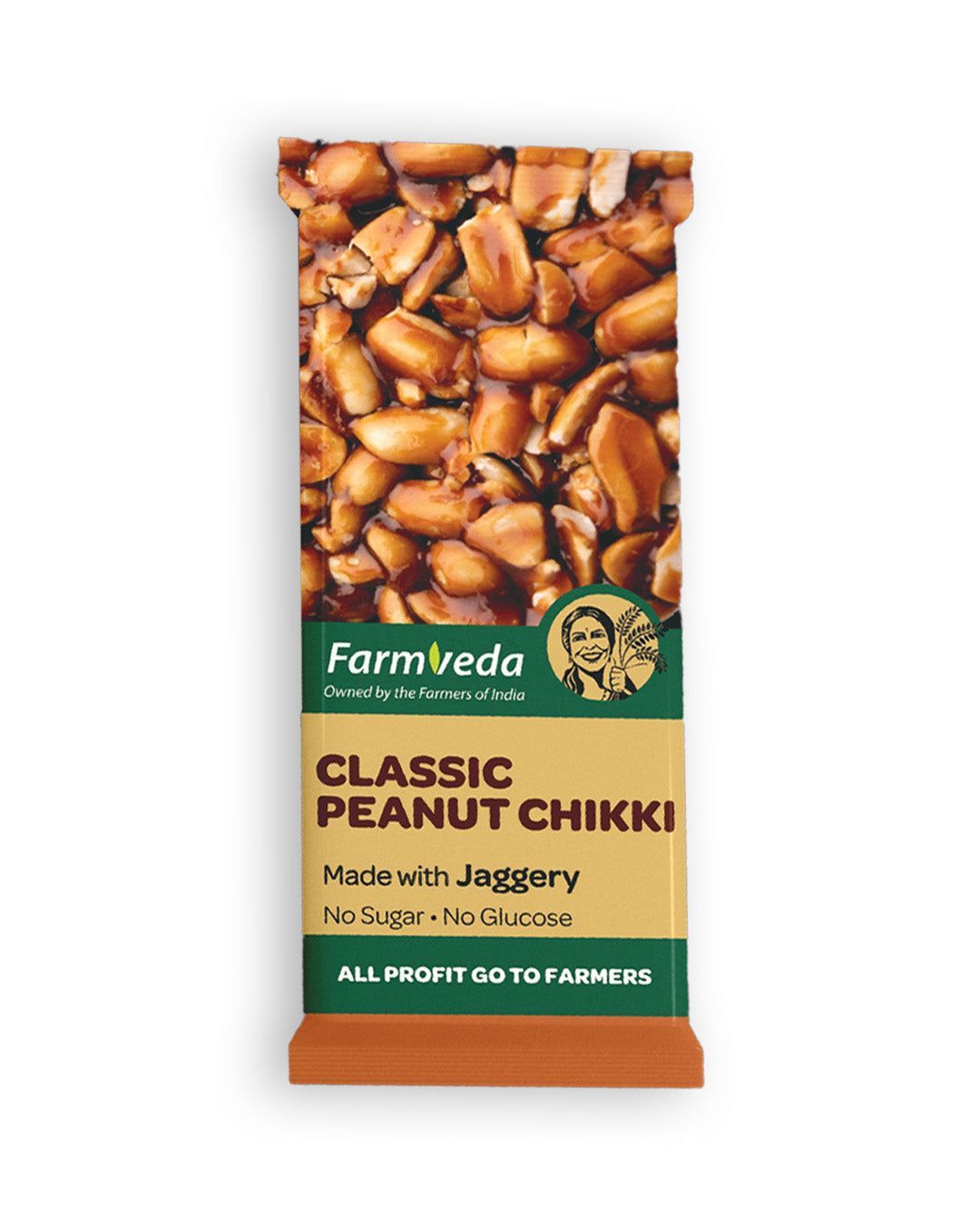 Jaggery Peanut Chikki (Pack of 30) | 25g Each
