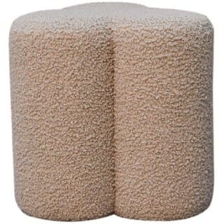 Mud Boucle Clover Footstool Mud Boucle Clover Footstool