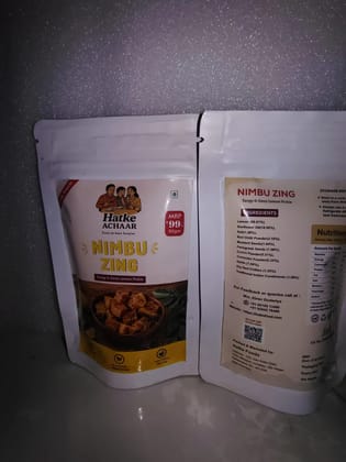 Nimbu Zing  Tangy & Zesty Lemon Pickle  50 G