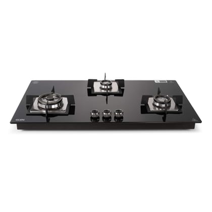 3 Burner Built-in Glass Gas Hob Top Double Ring Forged Brass Burner (1093XLSQHTDBTR) 3 Burner Built-in Glass Gas Hob Top Double Ring Forged Brass Burner (1093XLSQHTDBTR)