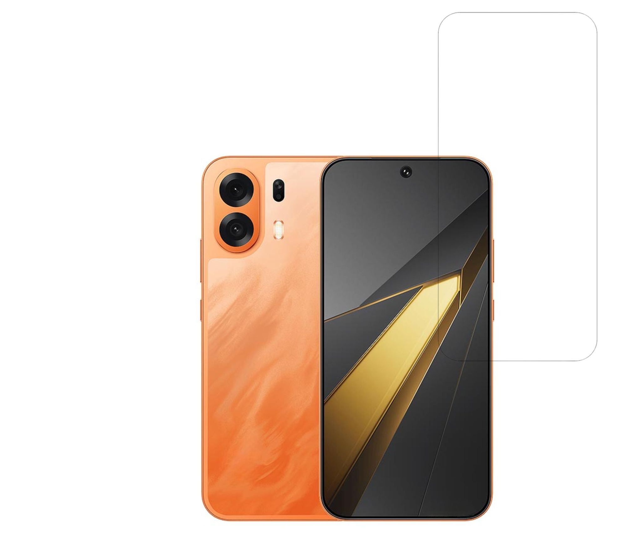 ISAAK Front Screen Protector Compatible with OPPO K14 Plus (Pack of 1)