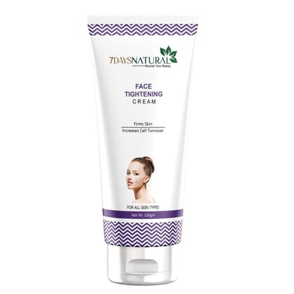 7 Days Natural Anti-Aging Face Tightening Cream for Fine Lines & Wrinkles