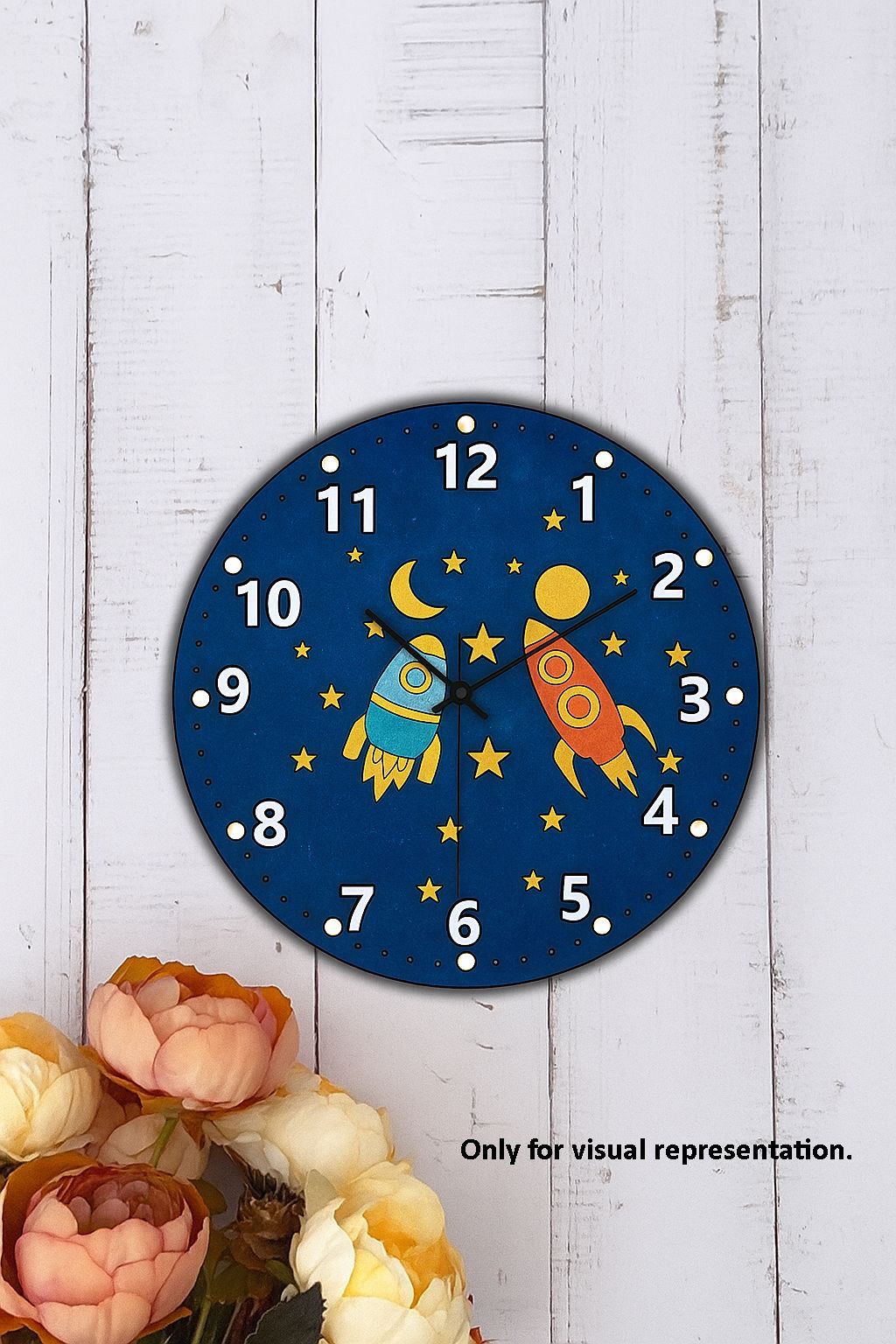 Dbeautify's DIY MDF Space Rocket Wall Clock