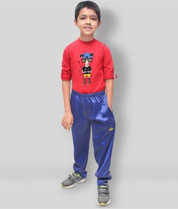 Goodluck Pack of 1 Boys Polyester Trackpant ( Blue )