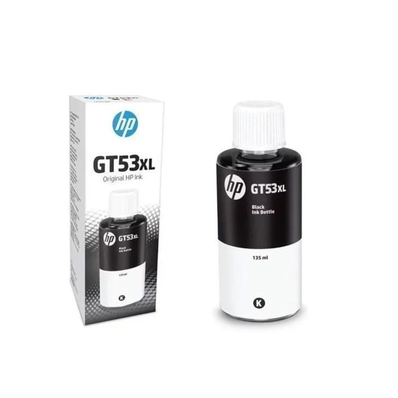 HP GT53XL 135-ml Black Original Ink Bottle (1VV21AA)