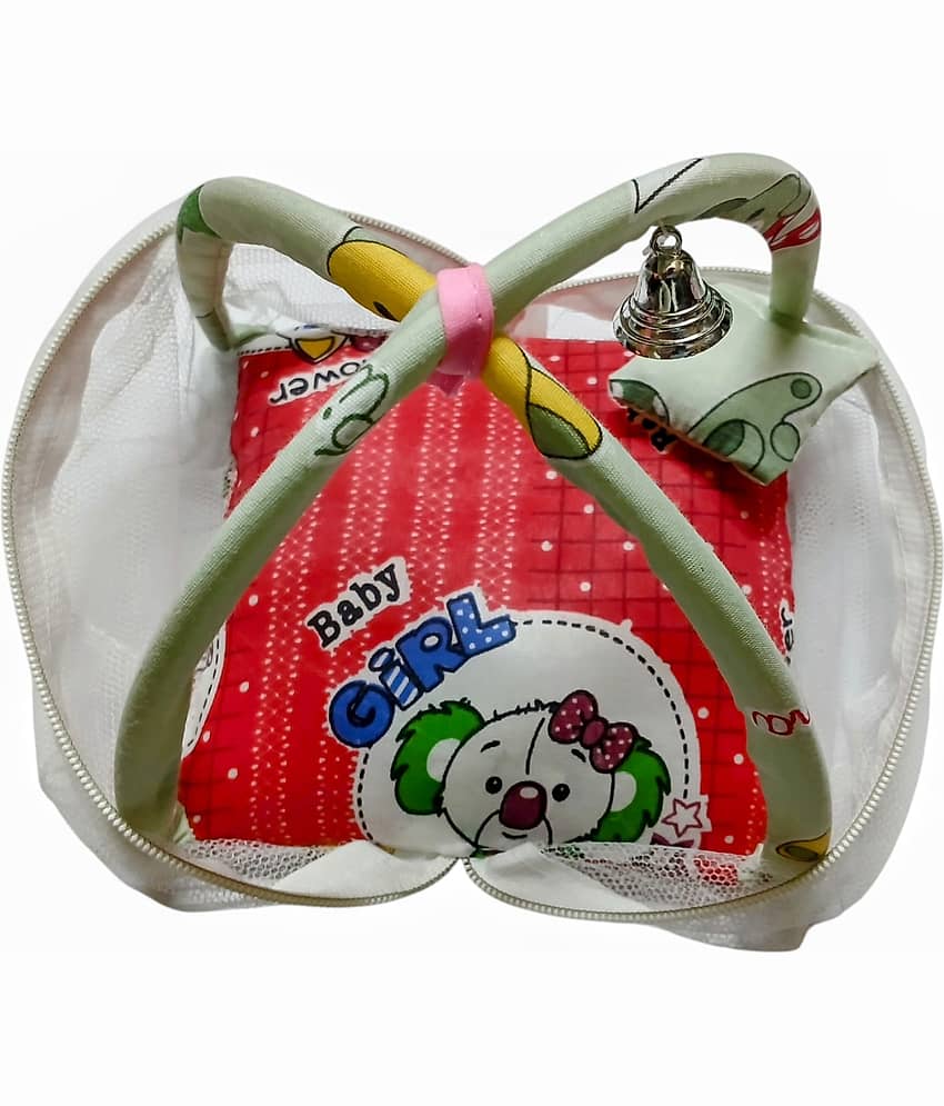 Cherry Tree Laddu Gopal Multicolor Cotton Aasan cloth ( Pack of 1 )