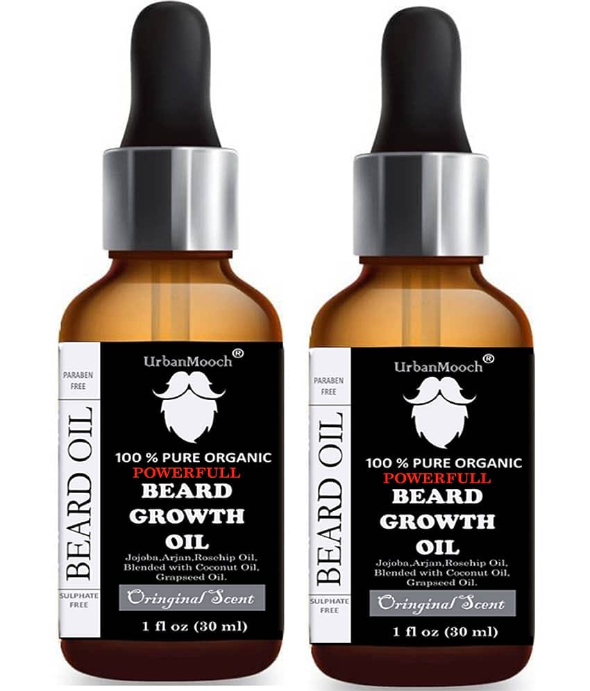 UrbanMooch Faster Beard Oil For Growth 60 ml Pack of 2