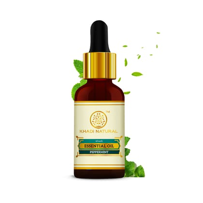Khadi Natural Herbal Peppermint Essential Oil - 15ml Sale Khadi Natural Herbal Peppermint Essential Oil - 15ml Sale
