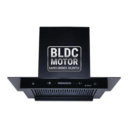 Elica 75cm 1500 m3/hr BLDC Filterless Autoclean Kitchen Chimney | 15 Years Motor and 5 Years Comprehensive Warranty | FLAT FL 750 BLDC HAC LTW MS NERO | Black | 9 Speed Touch Control + Motion Sensor Elica 75cm 1500 m3/hr BLDC Filterless Autoclean Kitchen