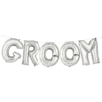 Letter O Silver Foil Balloon - 16 inches - 1PC
