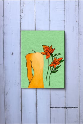 Dbeautify's MDF Romantic Silhouette with Floral Touch – DIY