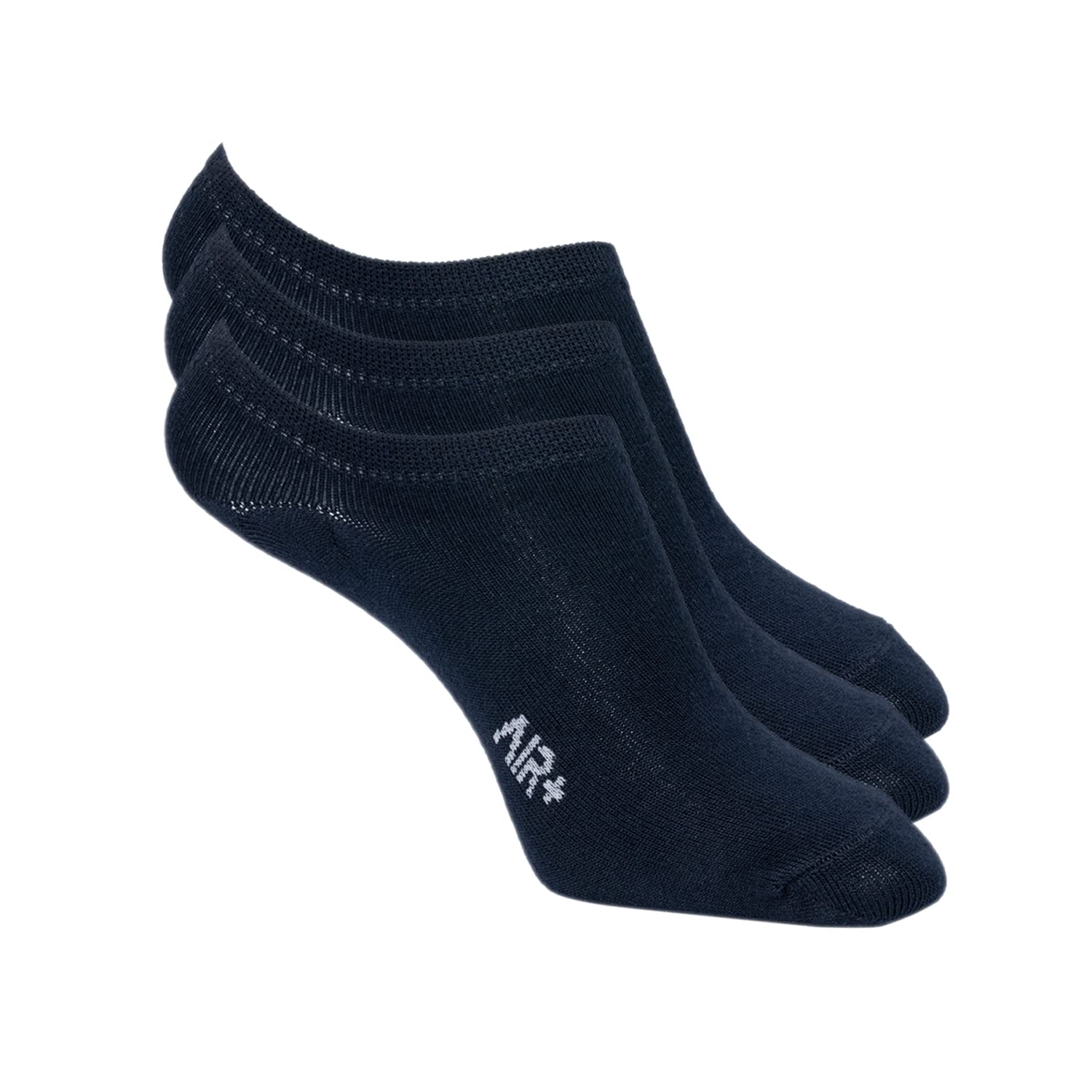 Red Tape Men's No Show Socks Pack of 3 | Low Cut Invisible Shoe Liners | Soft & Breathable Cotton Socks for Loafers, Sneakers & Casual Shoes