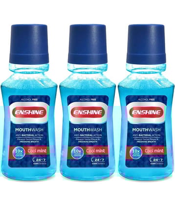 Enshine Mouthwash Liquid Cool mint 150 mL Pack of 3