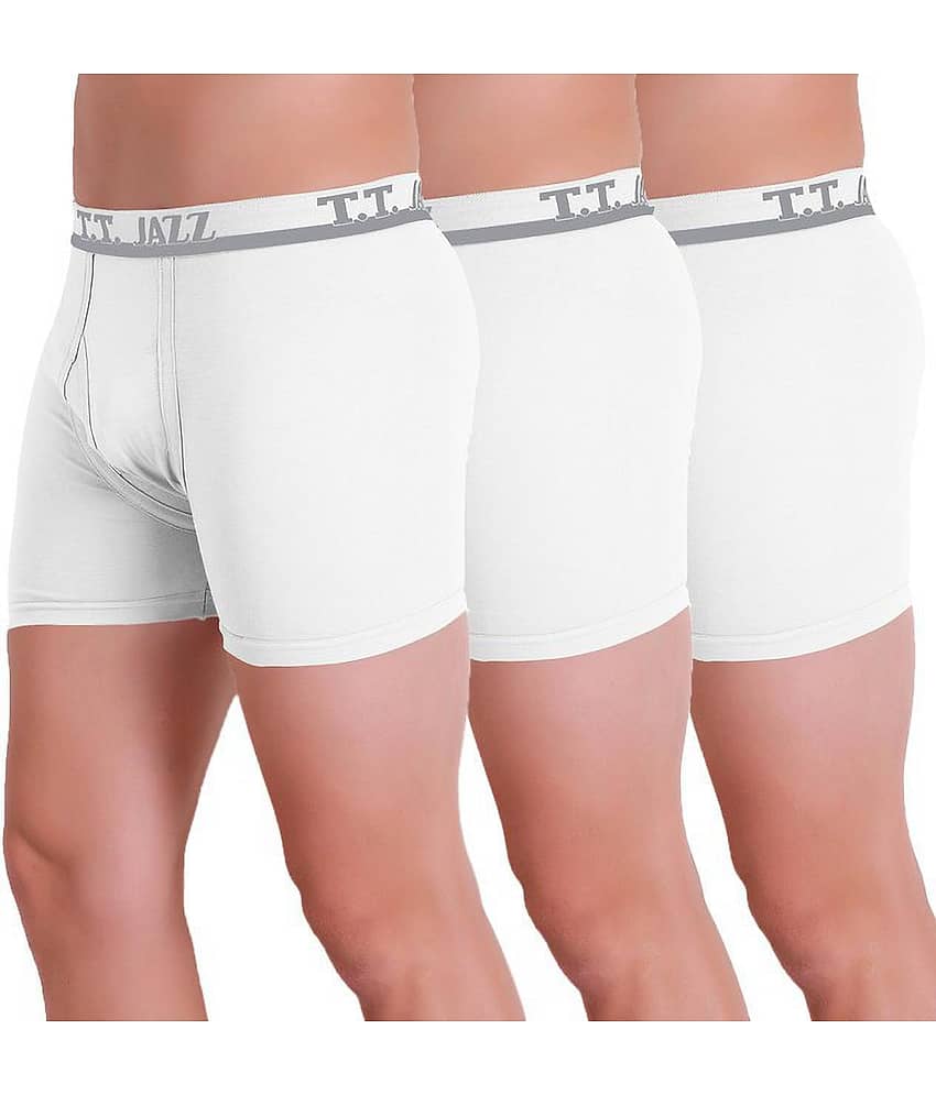 TT Pack of 3 Cotton Blend Trunks For Men's ( Multicolor )
