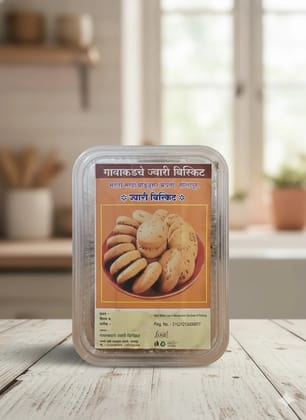 Bharar Sakhi Jwariche Biscuit 1kg Traditional Jowar Biscuits