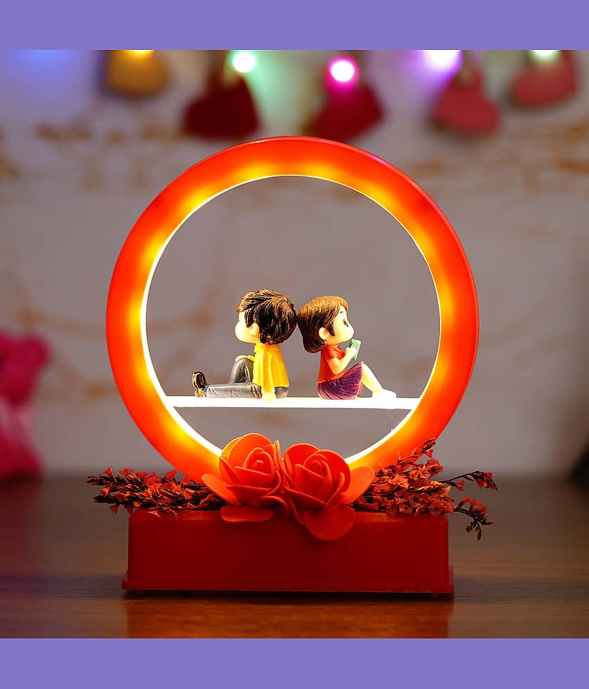 eCraftIndia Red Man Proposing Light Showpiece