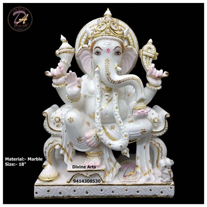 Marble Vinayaka Statue