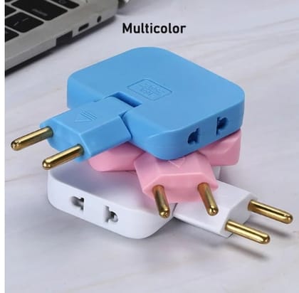 Wireless 3 in 1 Foldable Wall Plug Adapter / Socket / Converter (1 Pc)