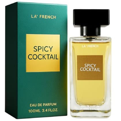 Spicy Cocktail Eau de Parfum | Long Lasting Spicy Oriental Fragrance | Premium Perfume for Men & Women | Bold & Luxurious Scent