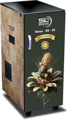 SILVERLINE VENUS-NX-04 Automatic Domestic Flour Mill Machine, Atta Chakki, Aata Maker, Ghar Ghanti, Flour Mill for Home